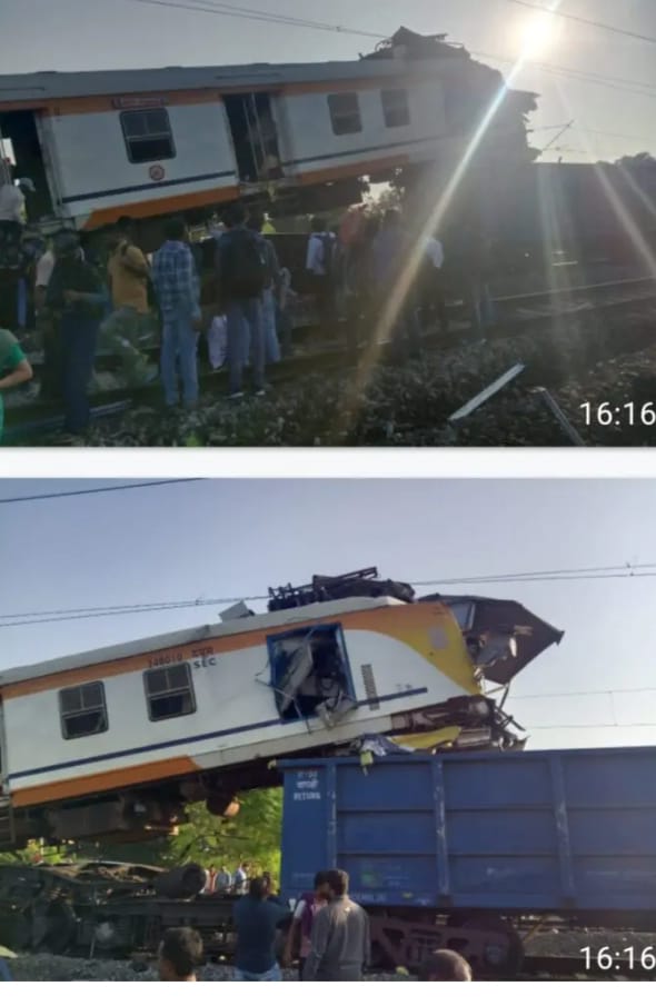 बिलासपुर में बड़ा रेल हादसा, खड़ी मालगाड़ी से टकरा चढ़ गई लोकल मेमू, कई घायल मौत की भी आ रही खबर